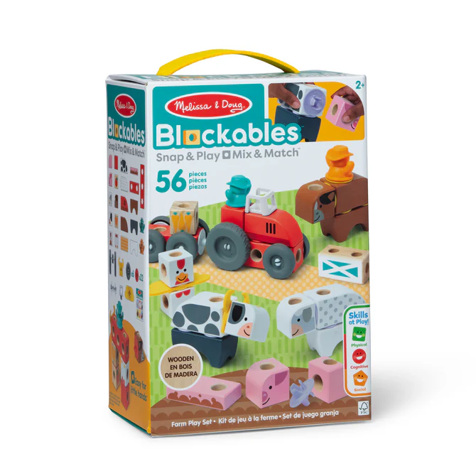 Blockables Farm Play Set-by-Melissa & Doug