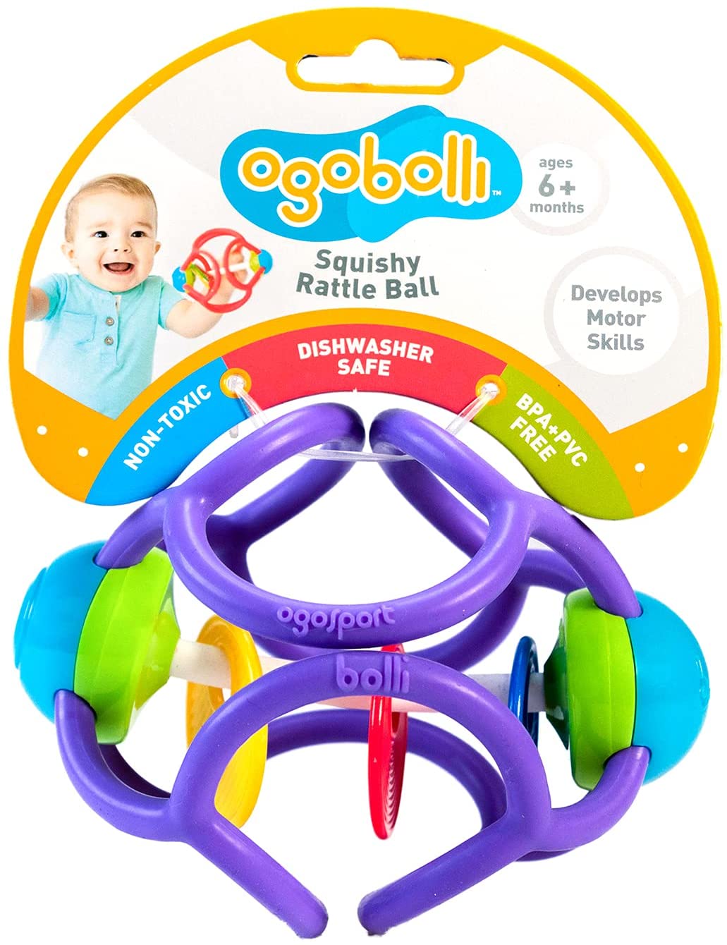 Bolli Rattle Ball Purple by OgoSport