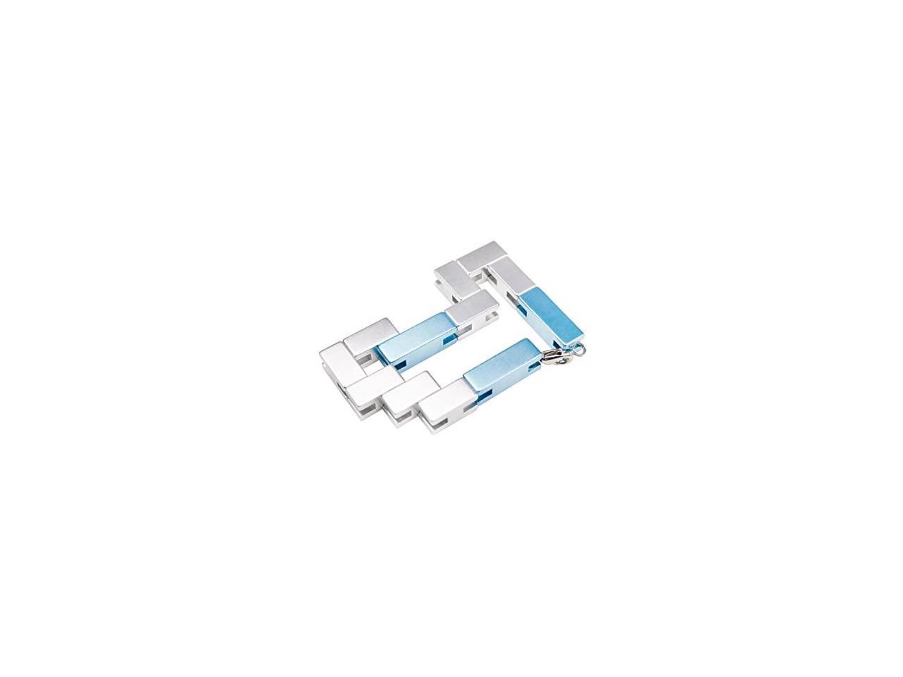 Bracelet Cube SilverBlue by Continuum Games 1