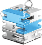 Bracelet Cube SilverBlue by Continuum Games