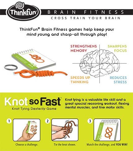 Brain Fitness Knot So Fast by ThinkFun 1