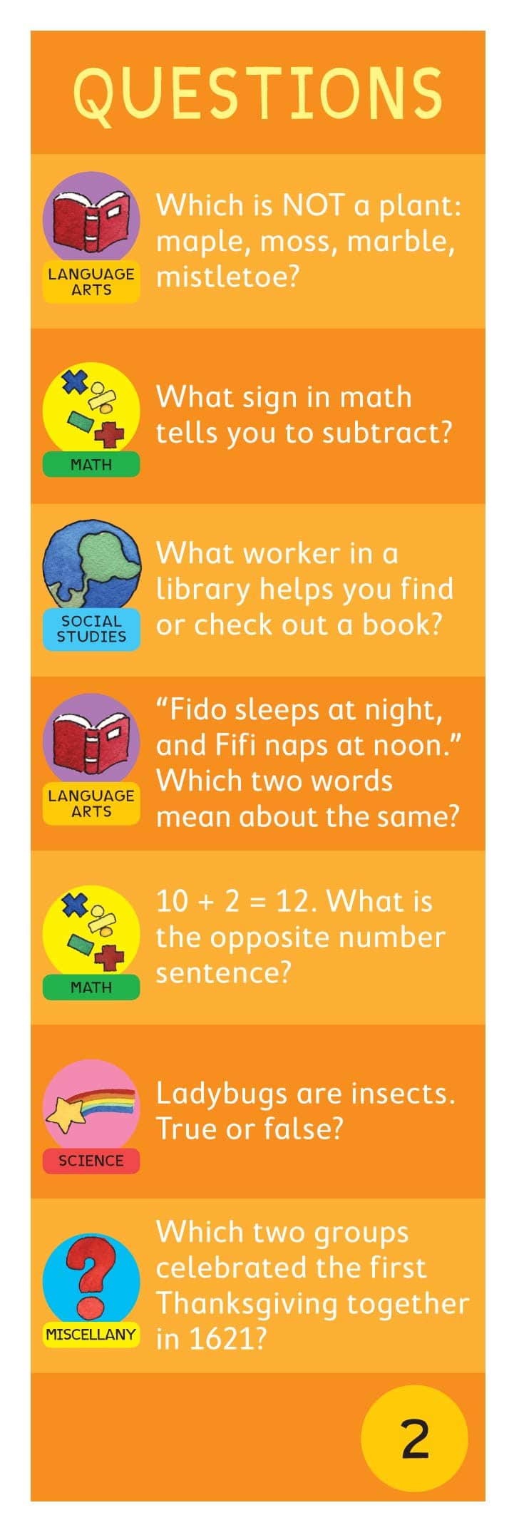 Brain Quest Grade 2 by Workman Publishing 4