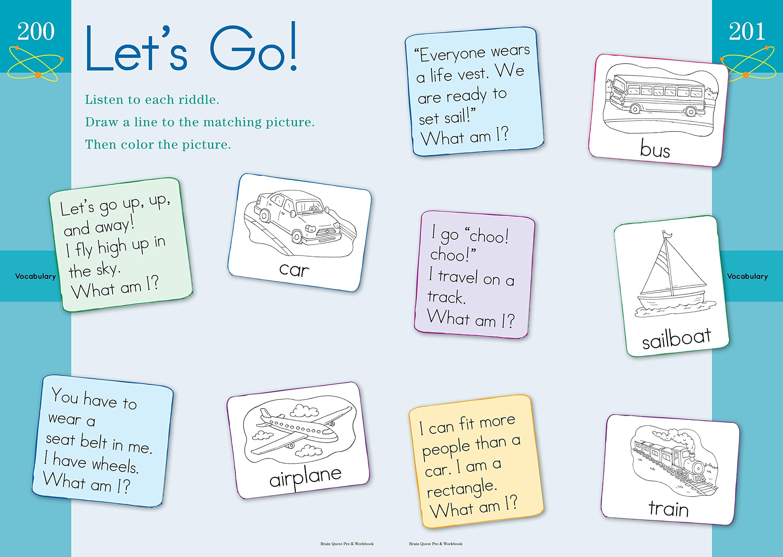 Brain Quest Workbook Pre K by Workman 3