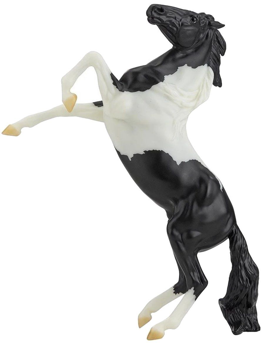 Breyer Black Pinto Mustang Rearing by Breyer