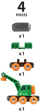 Brio Clever Crane Wagon by Brio 2