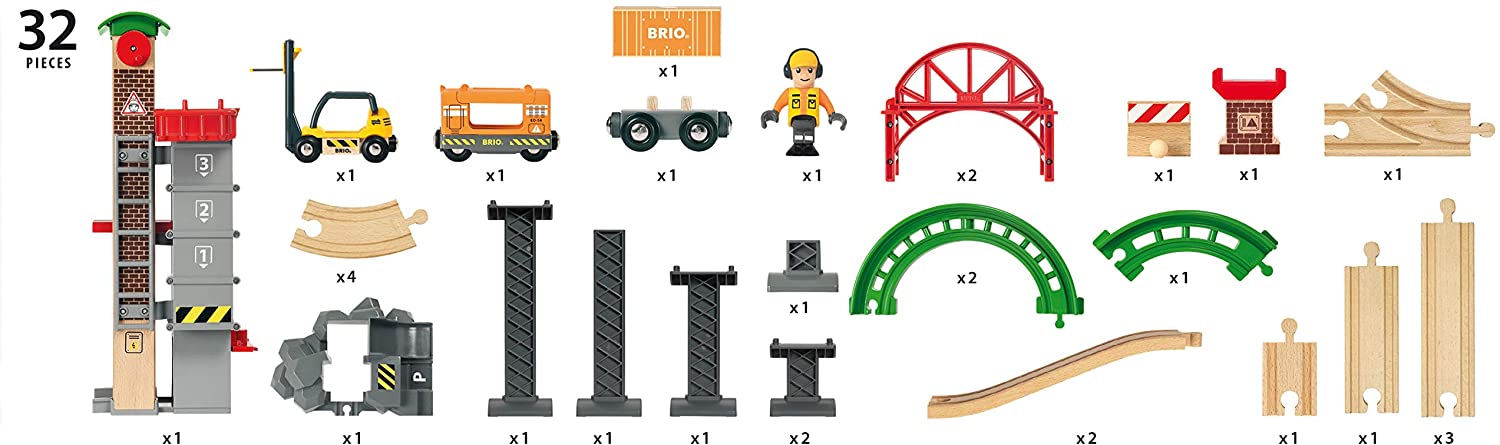Brio Lift Load Warehouse Set by Brio 1