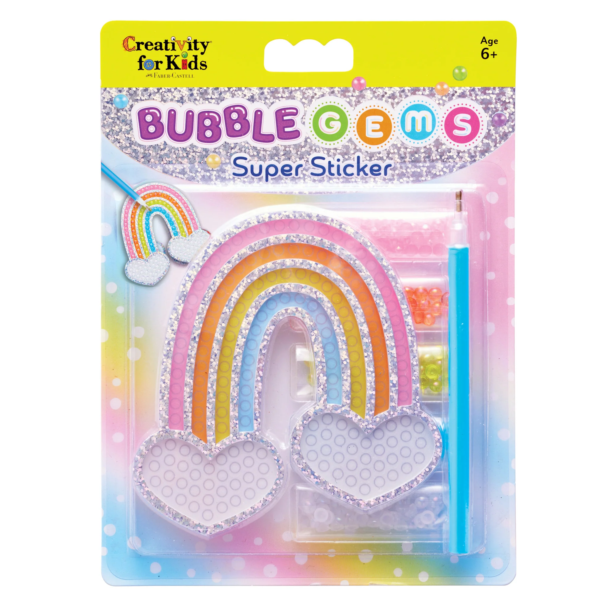 Bubble Gems Super Sticker Rainbow-by-Creativity for Kids