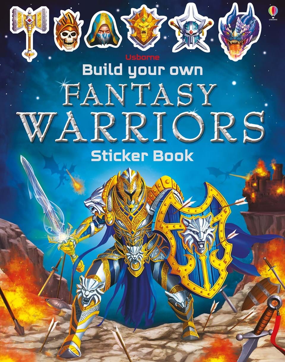 Build Your Own Fantasy Warriors by Usborne