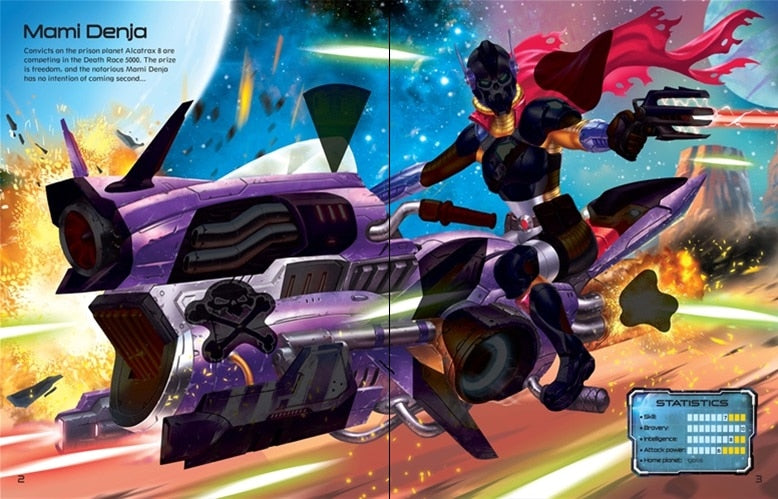 Build Your Own Space Warriors Sticker Book by Usborne 1