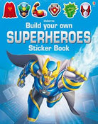 Build Your Own Superheroes Sticker Book by Usborne