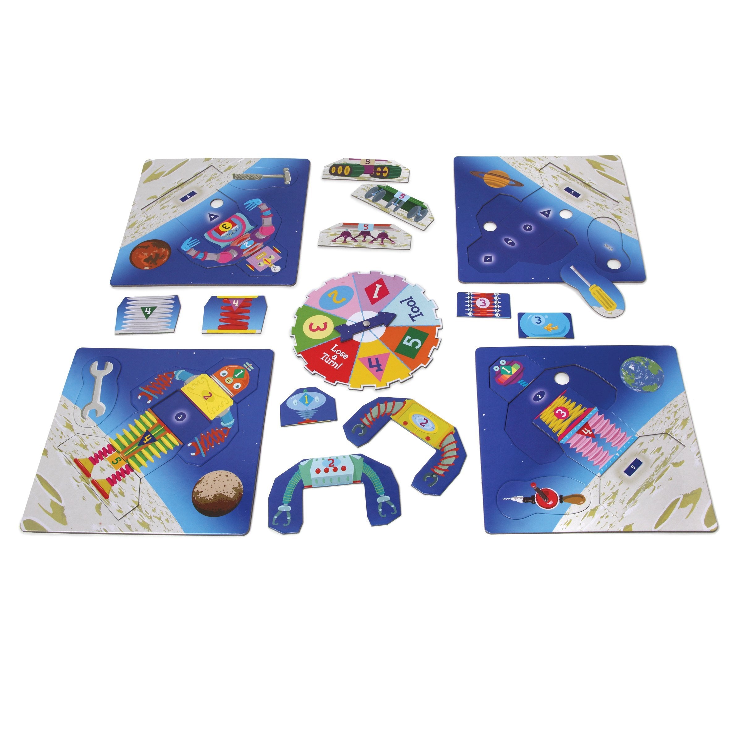 Build a Robot Puzzle and Spinner Game by eeBoo 1