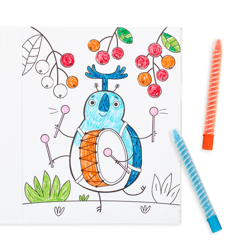 Busy Bug Buddies Coloring Book by Ooly 2
