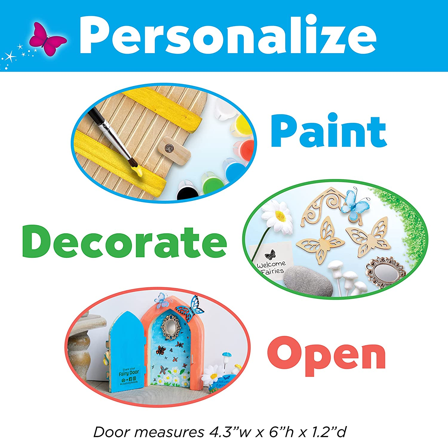 Butterfly Fairy Door by Creativity for Kids 3