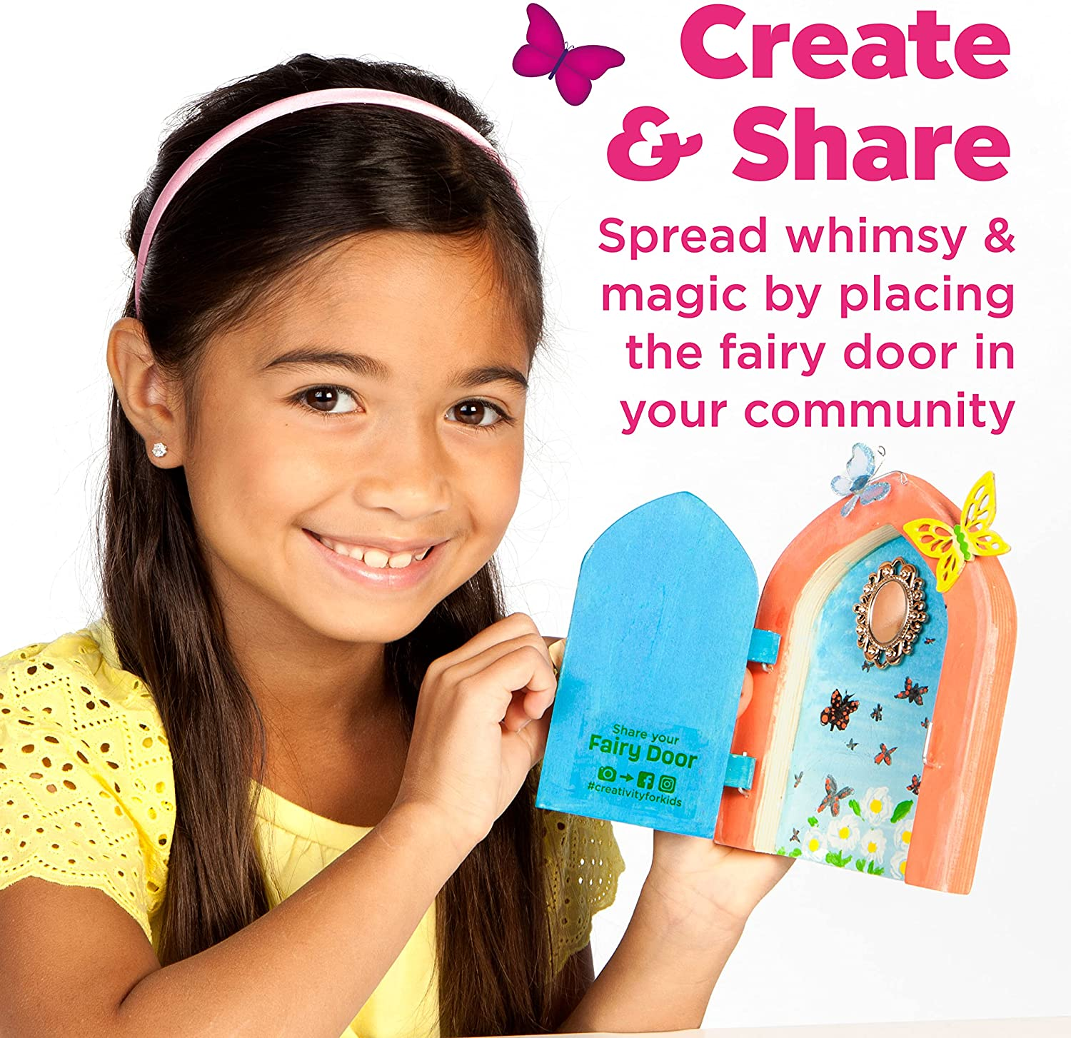 Butterfly Fairy Door by Creativity for Kids 4