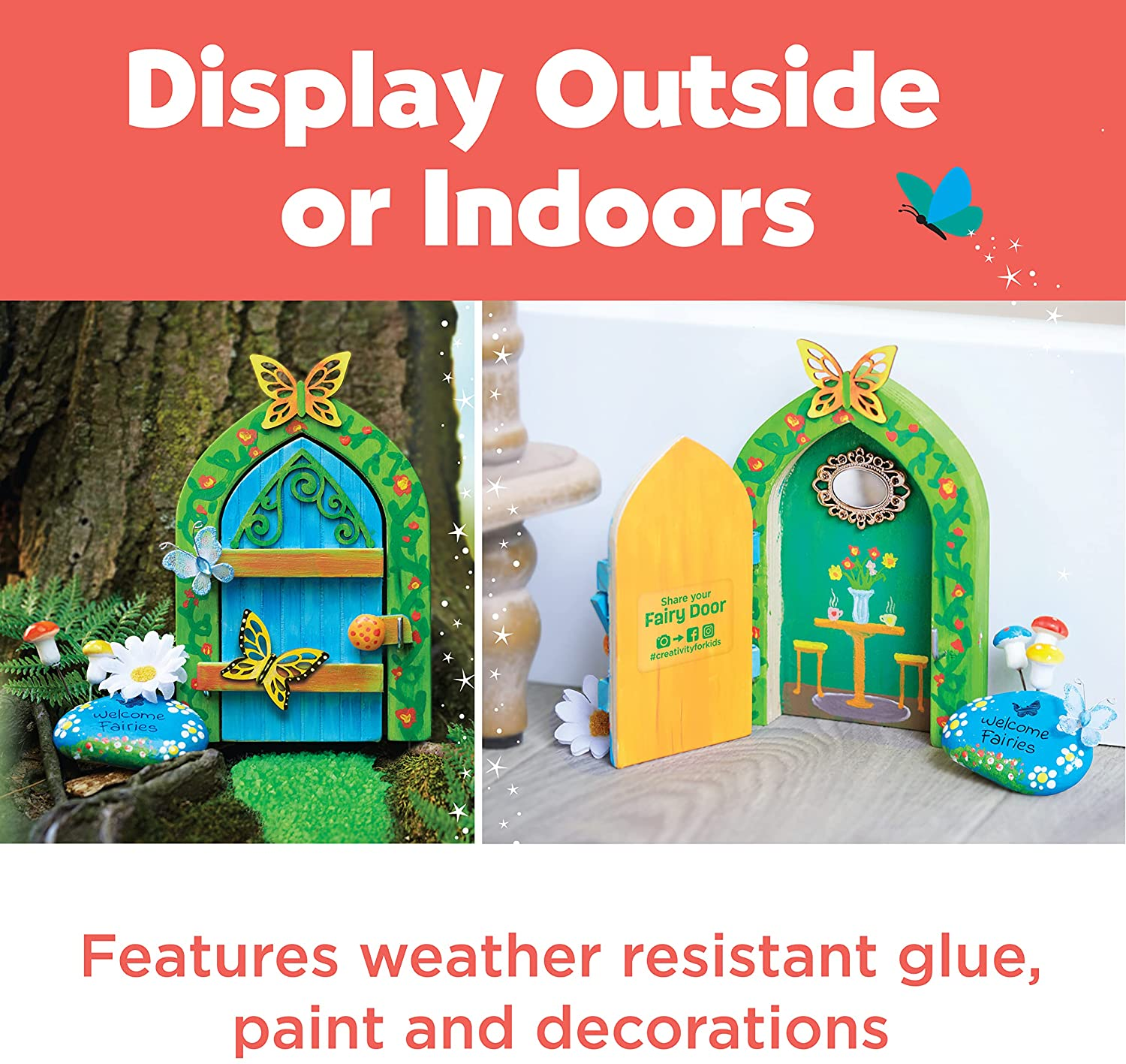 Butterfly Fairy Door by Creativity for Kids 5