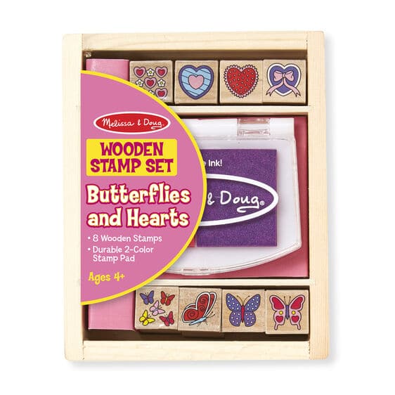 Butteries and Hearts Stamp Set by Melissa Doug