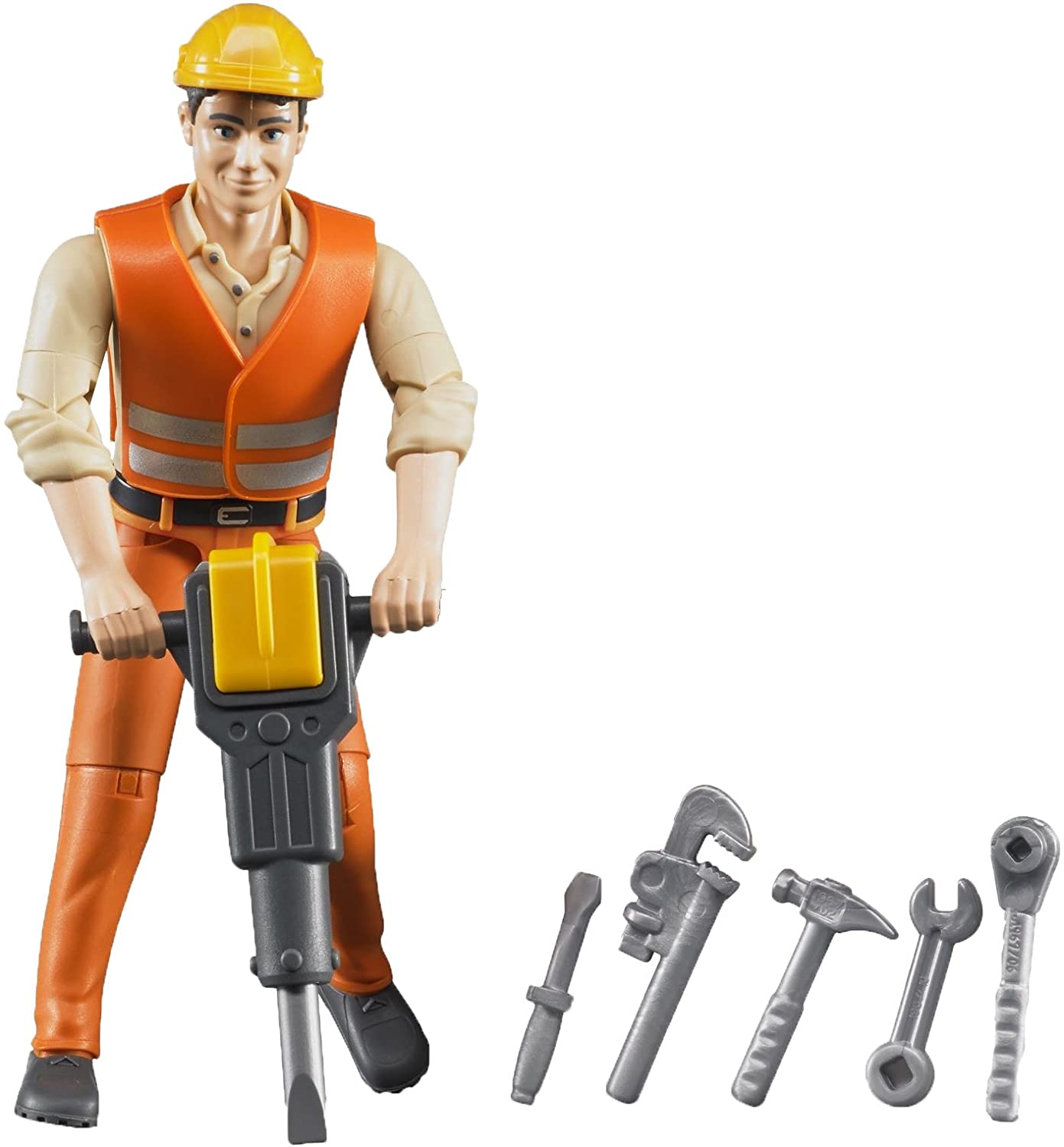 Bworld Construction Worker with Accessories by Bruder