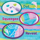 Squeegeez Magic Reveal Art Mermaid by Creativity for Kids