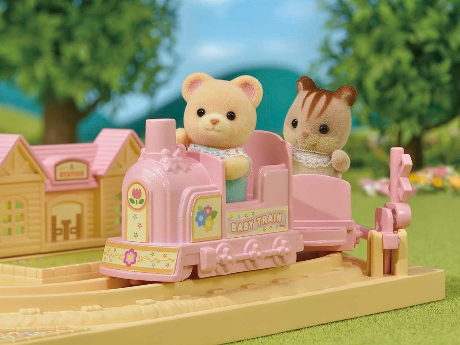 Calico Critters Baby Choo Choo Train by Epoch Everlasting Play 3