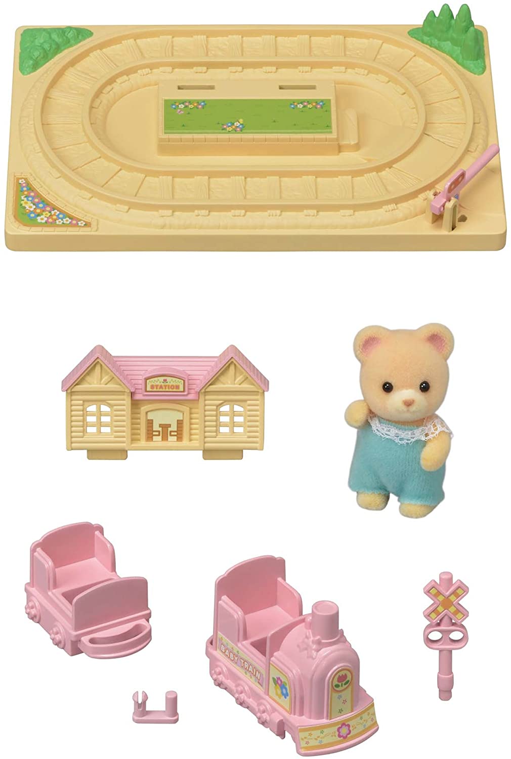 Calico Critters Baby Choo Choo Train by Epoch Everlasting Play 4
