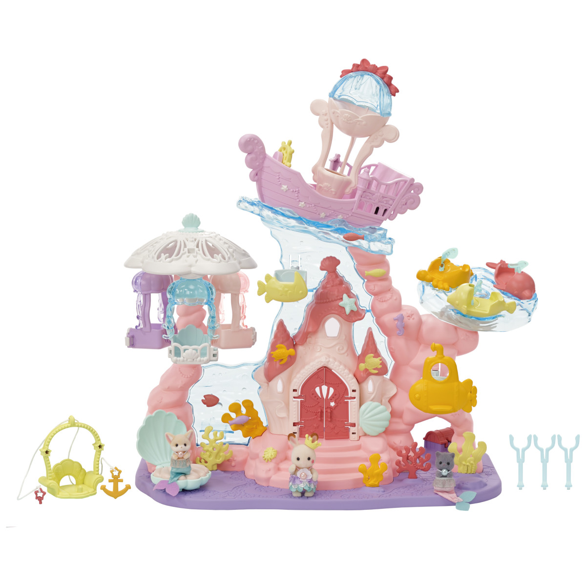 Calico Critters Baby Mermaid Castle-by-Epoch Everlasting Play