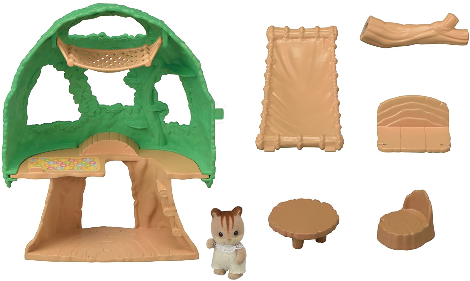 Calico Critters Baby Tree House by Epoch Everlasting Play 5