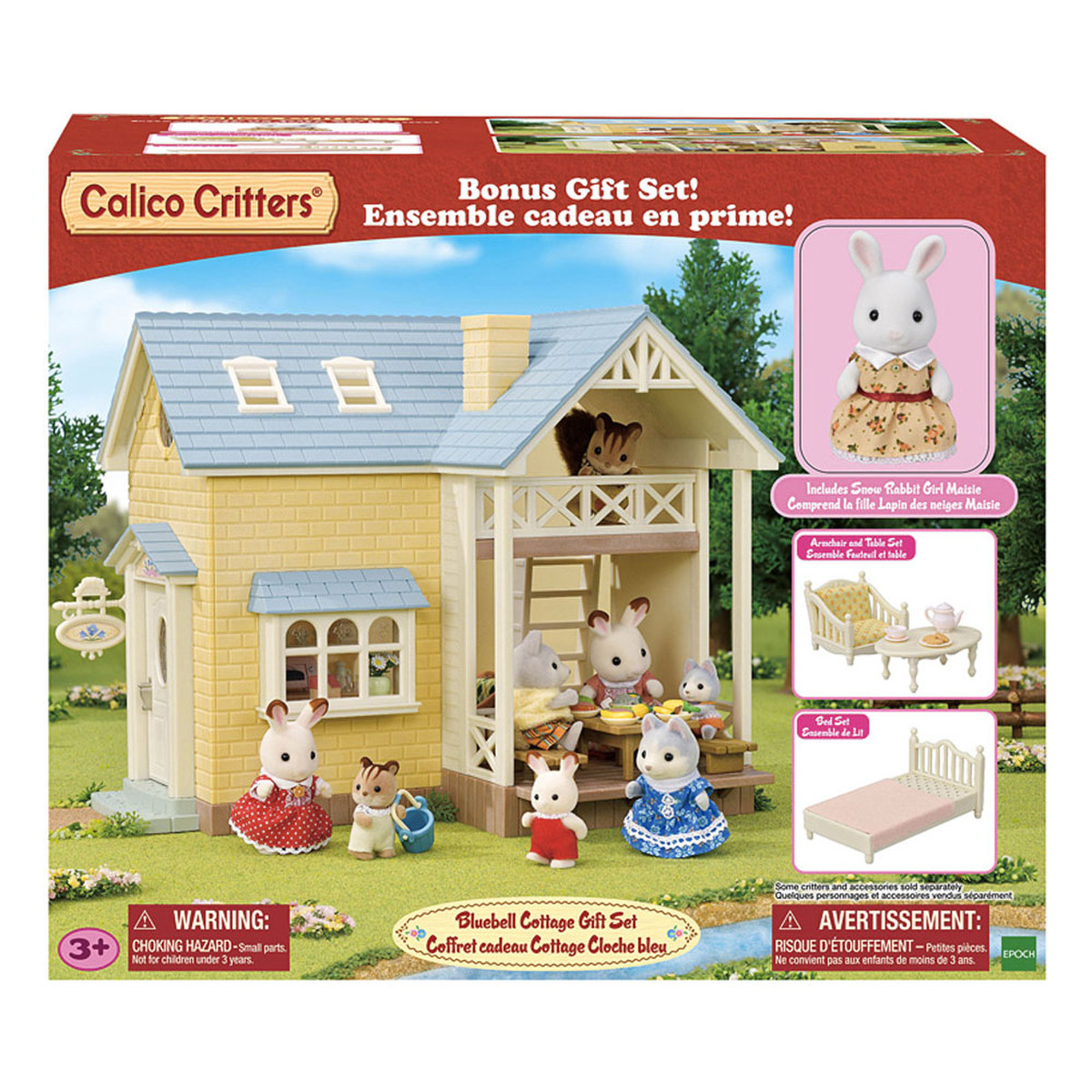 Calico Critters Bluebell Cottage Gift Set-by-Epoch Everlasting Play