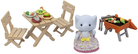 Calico Critters Bubblebrook Elephant Girls BBQ Picnic Set by Epoch Everlasting Play 1