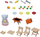 Calico Critters Bubblebrook Elephant Girls BBQ Picnic Set by Epoch Everlasting Play 2