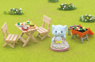 Calico Critters Bubblebrook Elephant Girls BBQ Picnic Set by Epoch Everlasting Play 3