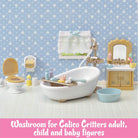 Calico Critters Country Bathroom Set by Epoch Everlasting Play 1