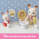 Calico Critters Country Bathroom Set by Epoch Everlasting Play 3