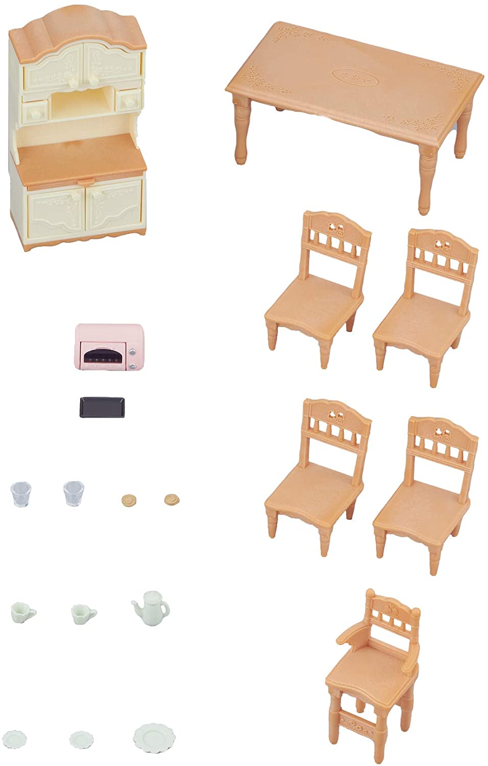 Calico Critters Dining Room Set by Epoch Everlasting Play 5