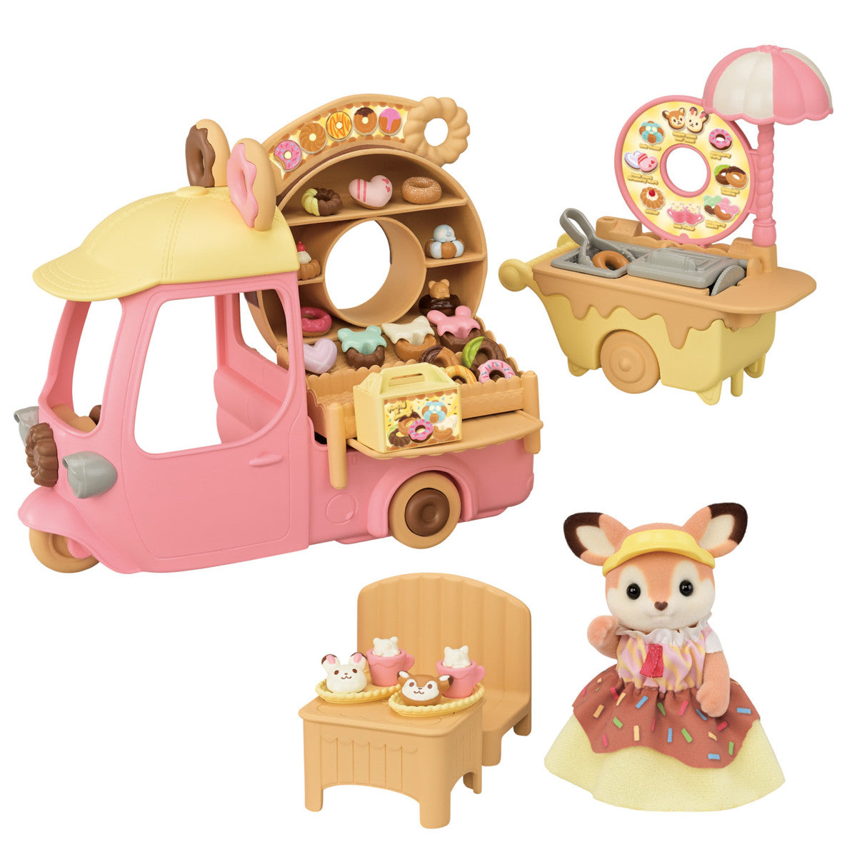 Calico Critters Dip Dip Donuts Wagon-by-Epoch Everlasting Play