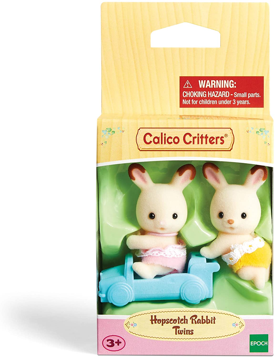 Calico Critters Hopscotch Rabbit Twins by Epoch Everlasting Play 1