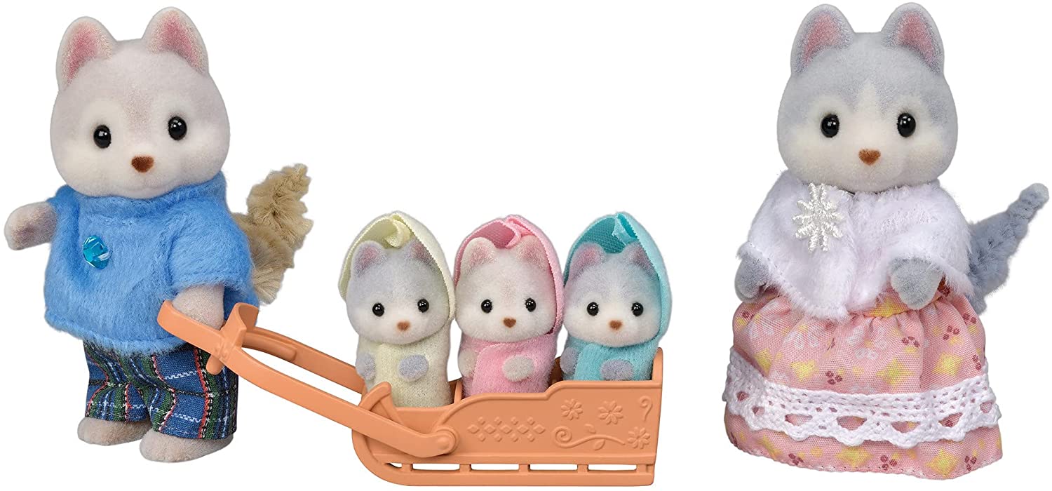 Calico Critters Husky Family by Epoch Everlasting Play