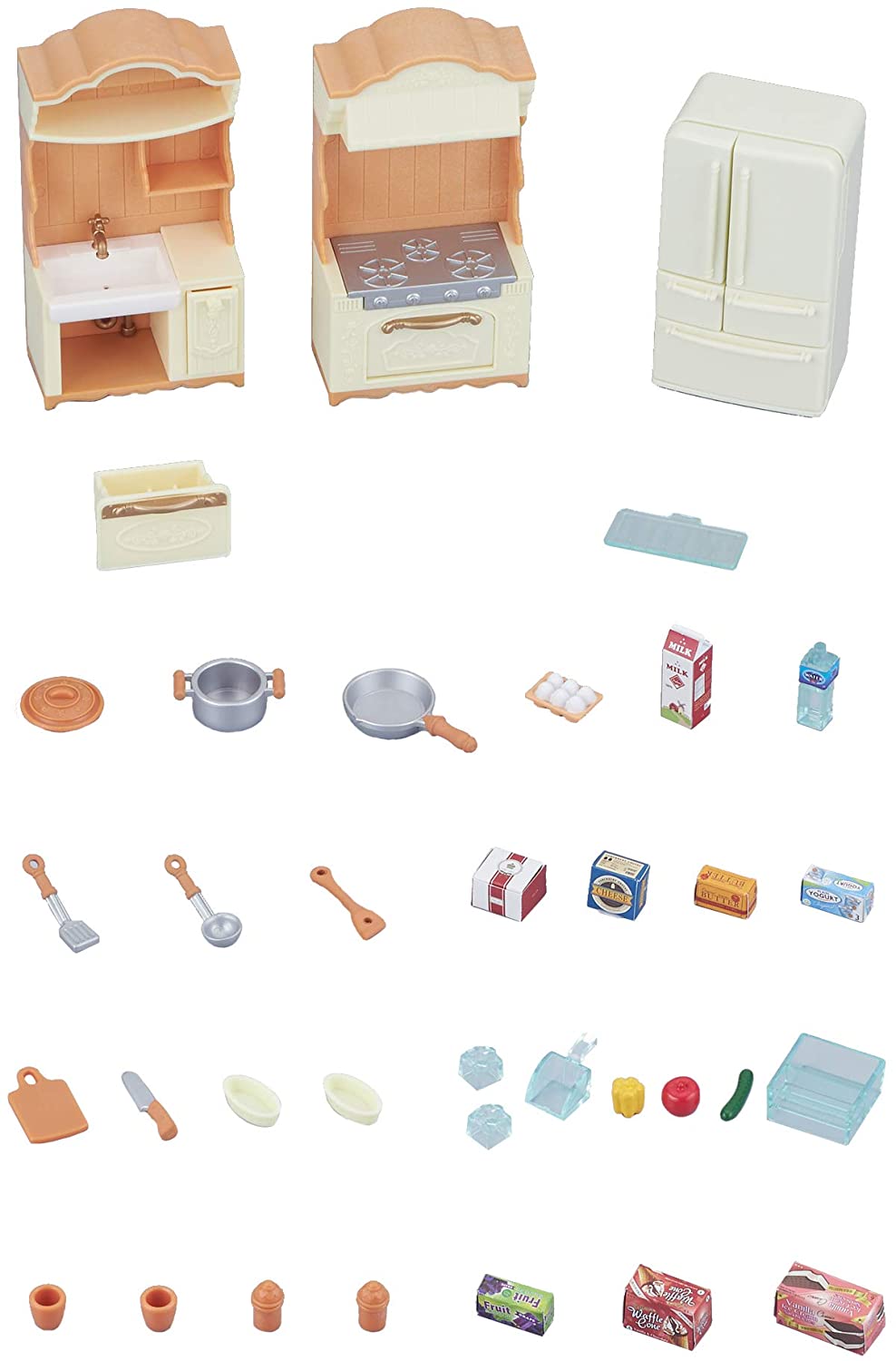 Calico Critters Kitchen Play Set by Epoch Everlasting Play 5