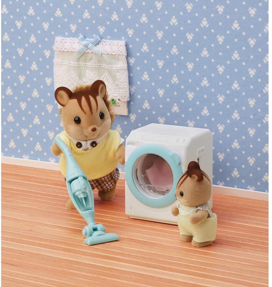 Calico Critters Laundry Vacuum Cleaner by Epoch Everlasting Play 1