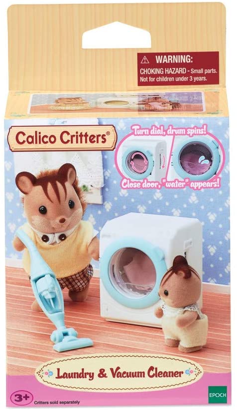 Calico Critters Laundry Vacuum Cleaner by Epoch Everlasting Play 3
