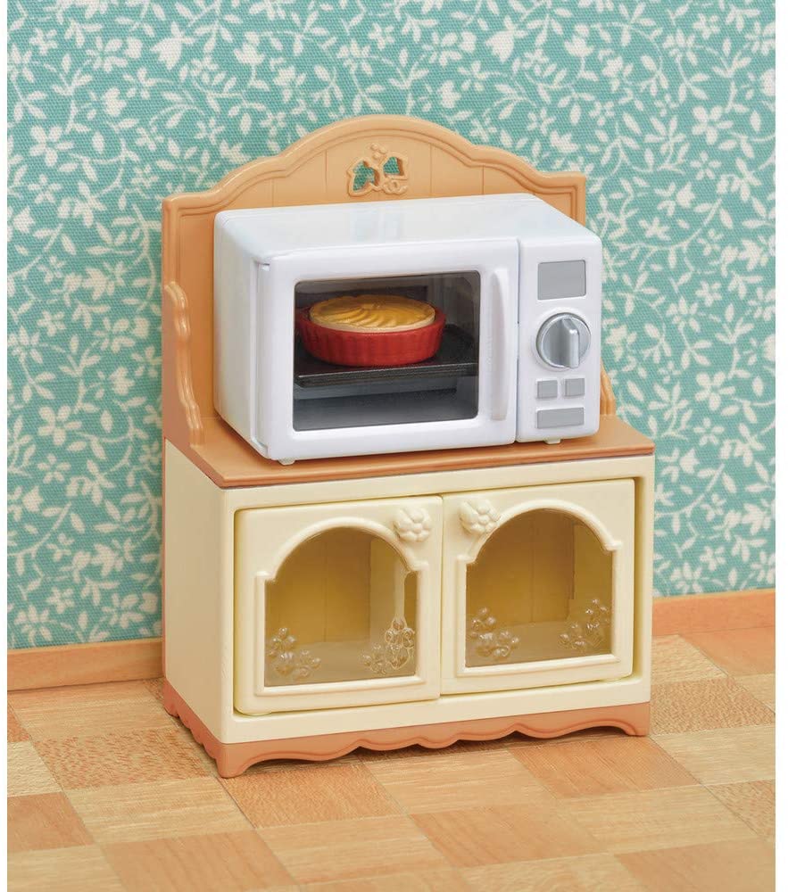 Calico Critters Microwave Cabinet by Epoch Everlasting Play 2
