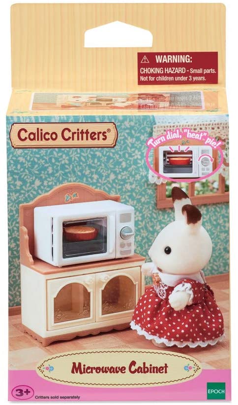 Calico Critters Microwave Cabinet by Epoch Everlasting Play 4