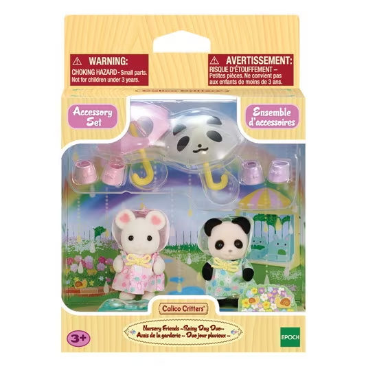 Calico Critters Nursery Friends -Rainy Day Duo- – A2Z Science & Toys