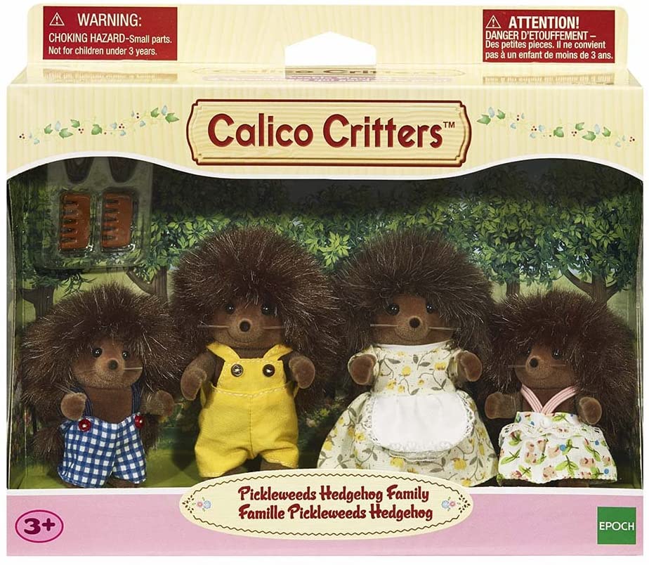 Calico Critters Pickleweeds Hedgehog Family by Epoch Everlasting Play 1