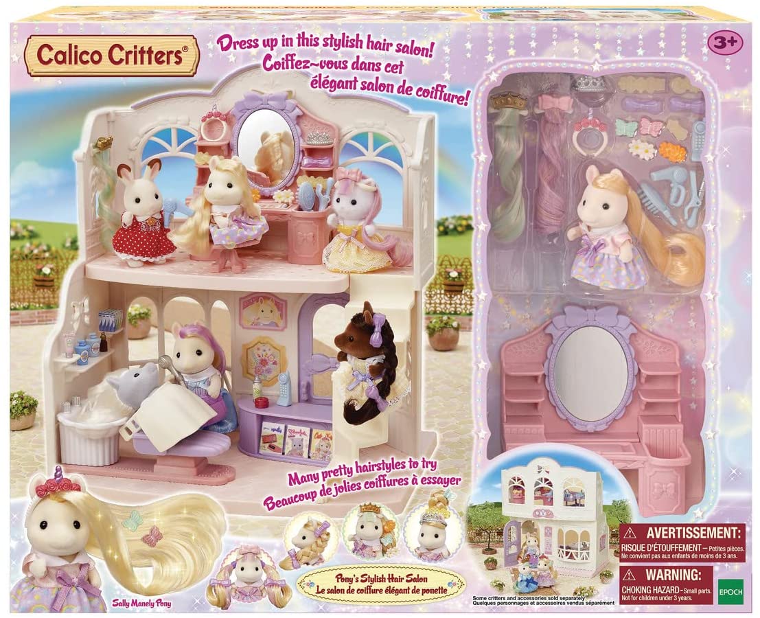 Calico Critters Ponys Stylish Hair Salon by Epoch Everlasting Play