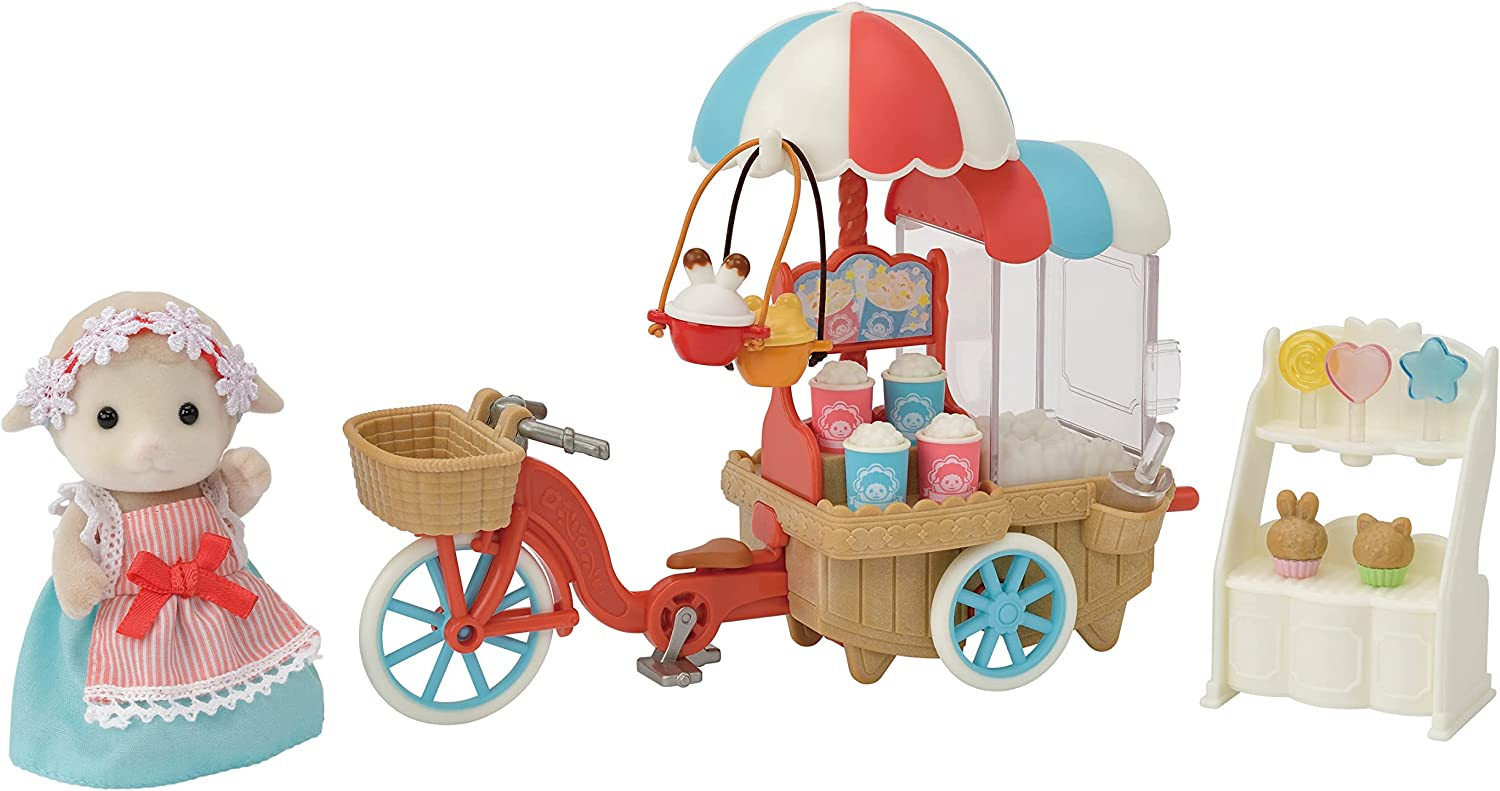 Calico Critters Popcorn Delivery Trike by Epoch Everlasting Play 1
