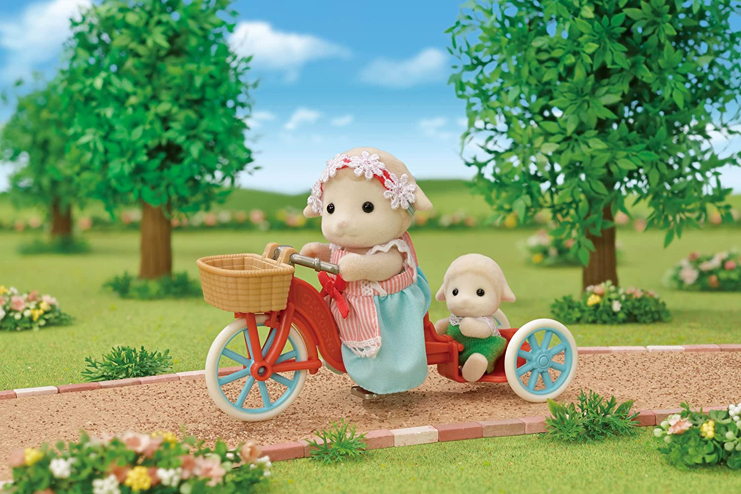 Calico Critters Popcorn Delivery Trike by Epoch Everlasting Play 4
