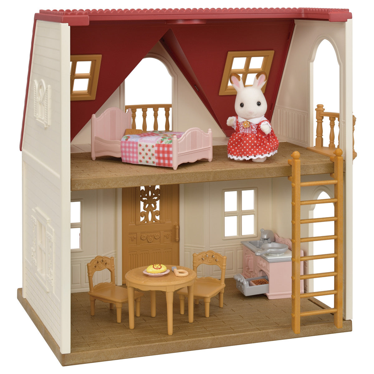 Calico Critters Red Roof Cozy Cottage Starter Home-by-Epoch Everlasting Play
