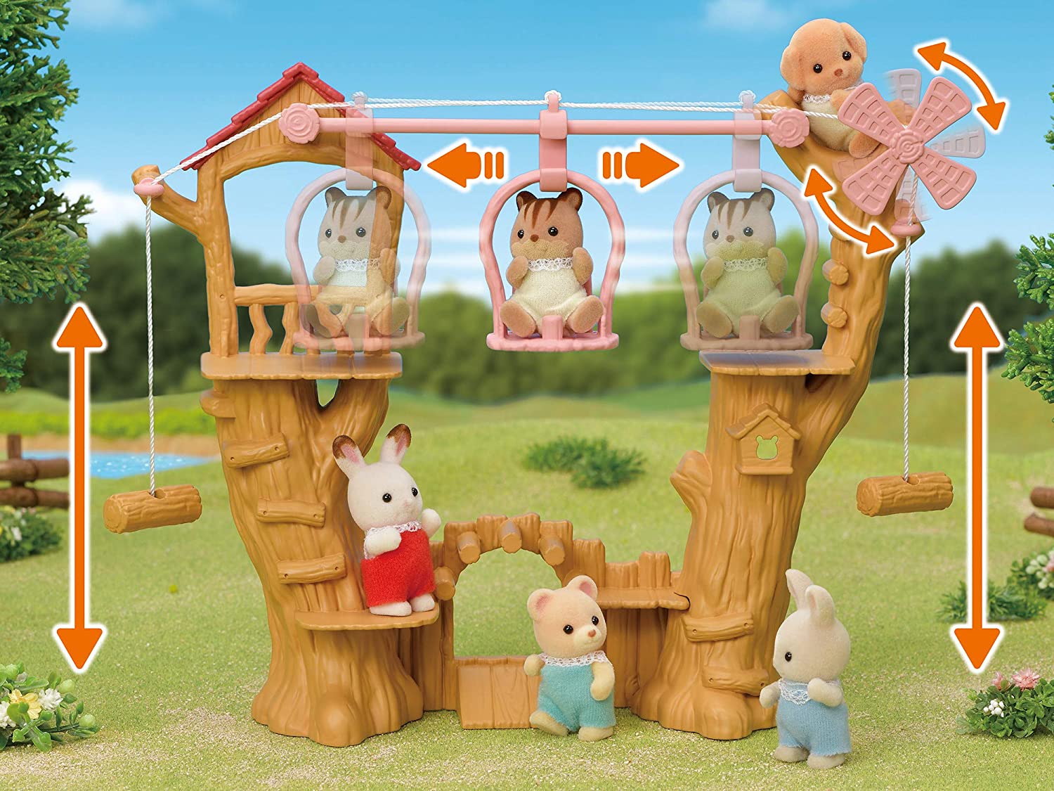 Calico Critters Ropeway Park by Epoch Everlasting Play 3