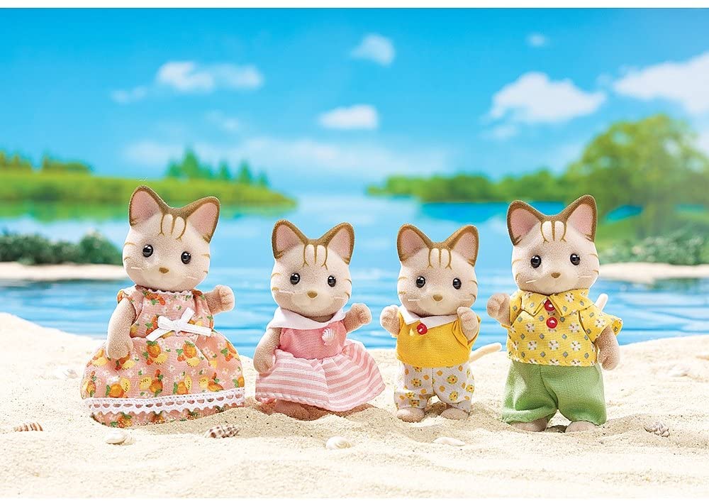 Calico Critters Sandy Cat Family by Epoch Everlasting Play 2