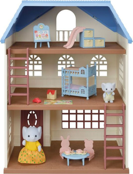 Calico Critters Sky Blue Terrace Gift Set-by-Epoch Everlasting Play